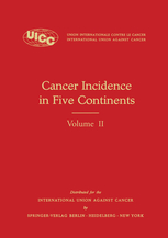 Cover of Incidencia de cáncer en cinco continentes. Volumen II